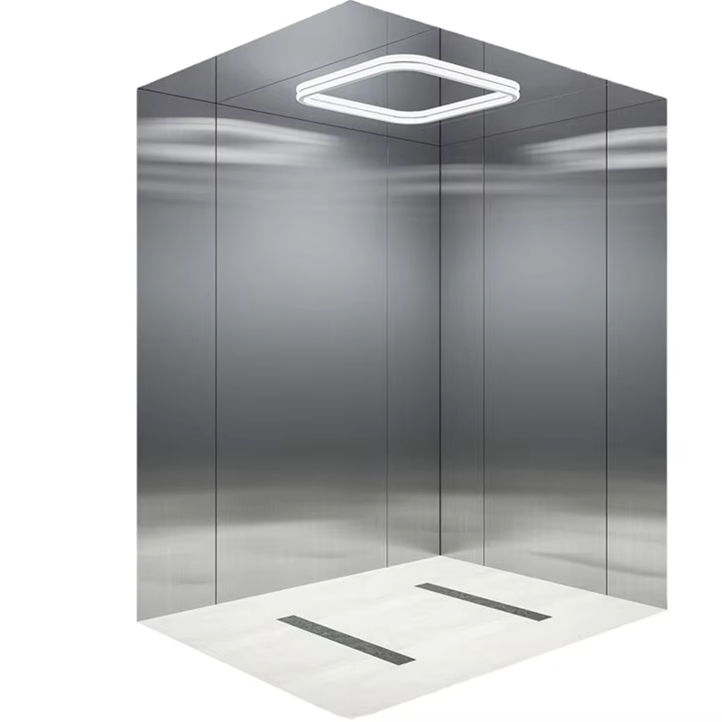 VTEP105 Ascensores Lyxiga passagerarhissar för bostäder Gearless AC Tyst Effektiv och snygg PVC