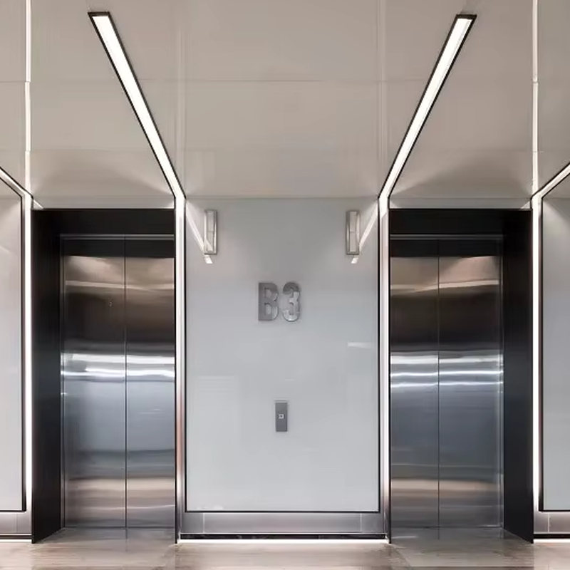 VTEP105 Ascensores Lyxiga passagerarhissar för bostäder Gearless AC Tyst Effektiv och snygg PVC