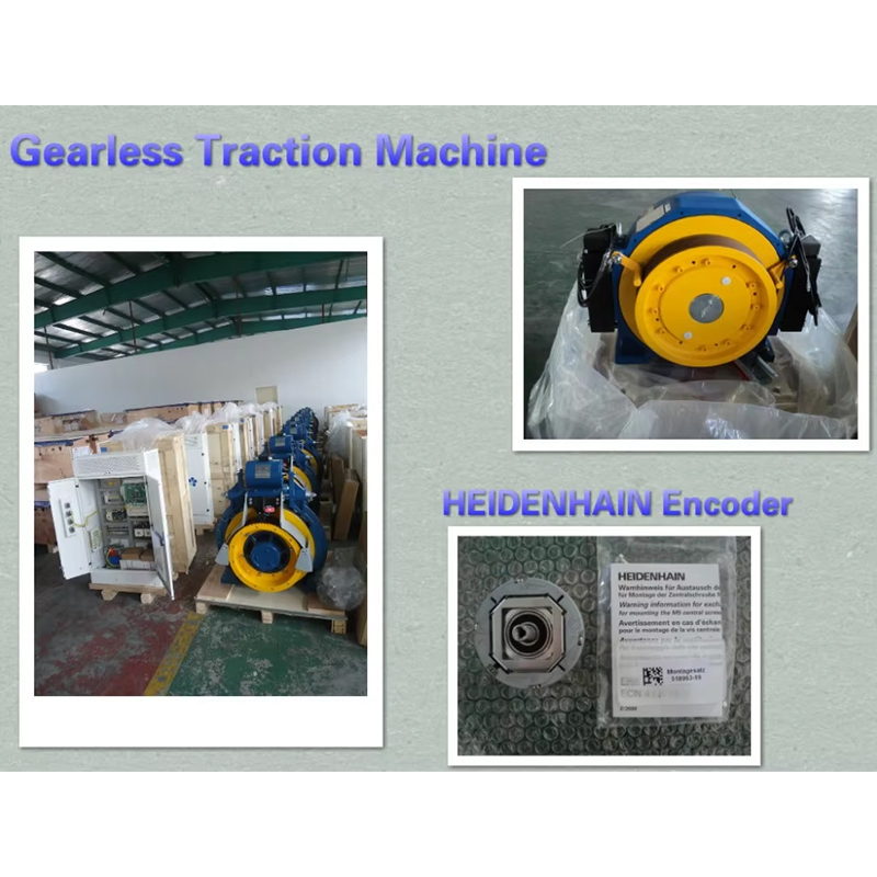 VTSP215 Hot Sale 320kg-1000kg Hiss Lift Motor Hiss Gearless Traction Machine