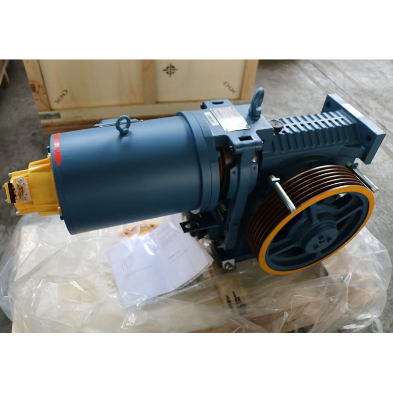 VTSP218 Utmärkt Traction System GT140WL VVVF Lift Geared Motor Hiss Traction Machine