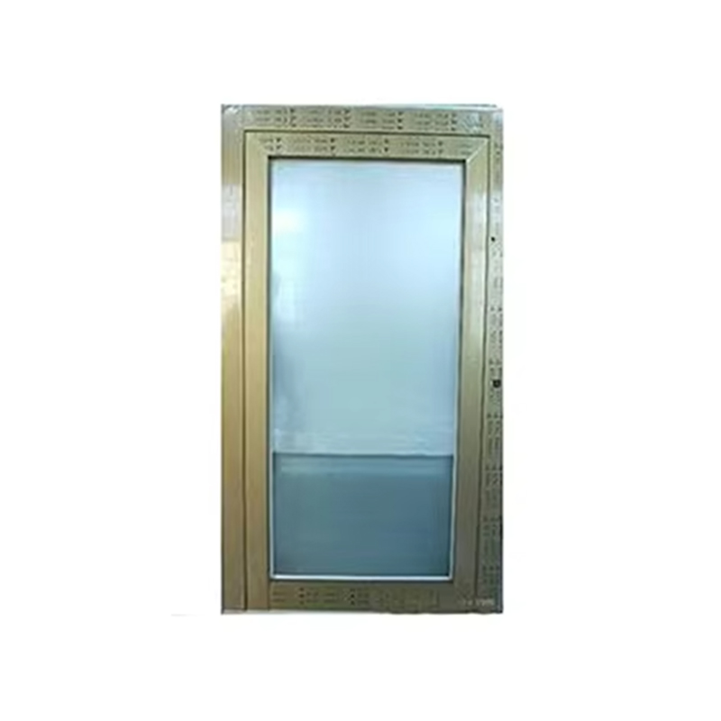 VTSP204 Högkvalitativt hissdörrsystem Rostfritt stål målat glas manuell dörrpanel