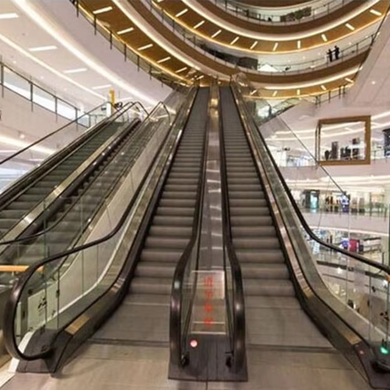VTES102 0,5m_s Speed ​​Elevator Utomhusrulltrappa och rörliga promenader för fabrikspris
