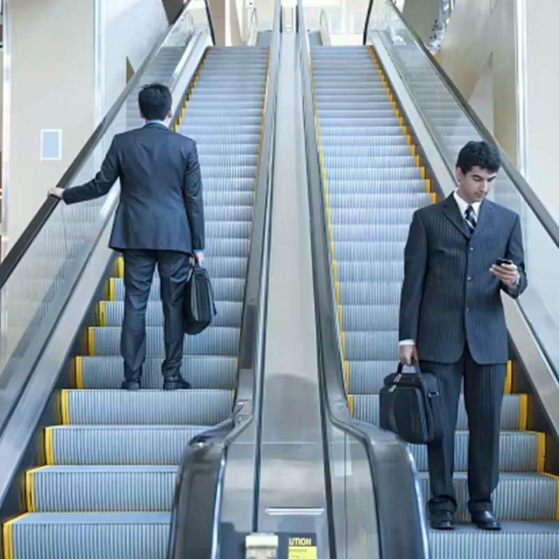 VTES102 0,5m_s Speed ​​Elevator Utomhusrulltrappa och rörliga promenader för fabrikspris