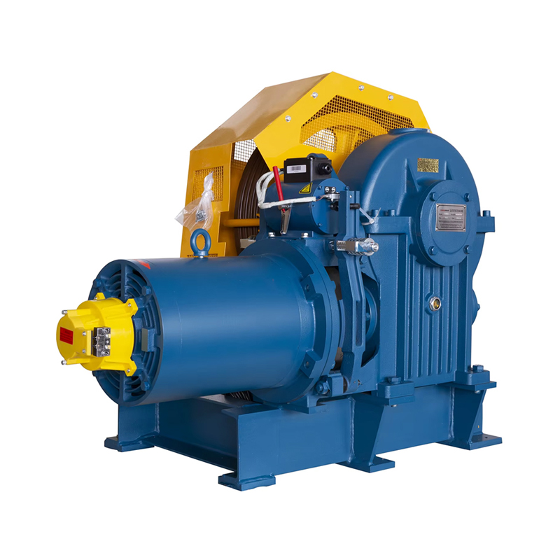 VTSP216 Nya produkter YJF100K 320 Kg-450 Kg Hissdelar Torin Drive Elevator Geared Traction Machine