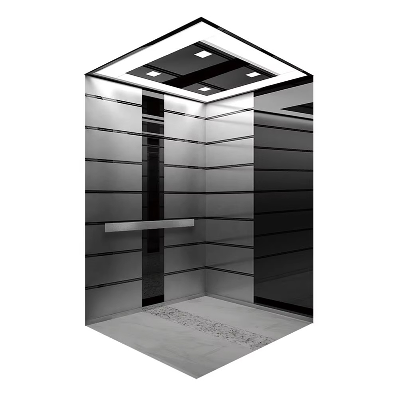 VTEP118 Elevadores avancerade passagerarhissar Gearless AC PVC-konstruktion i rostfritt stål ISO90001-certifierad smarta funktioner Förbättra