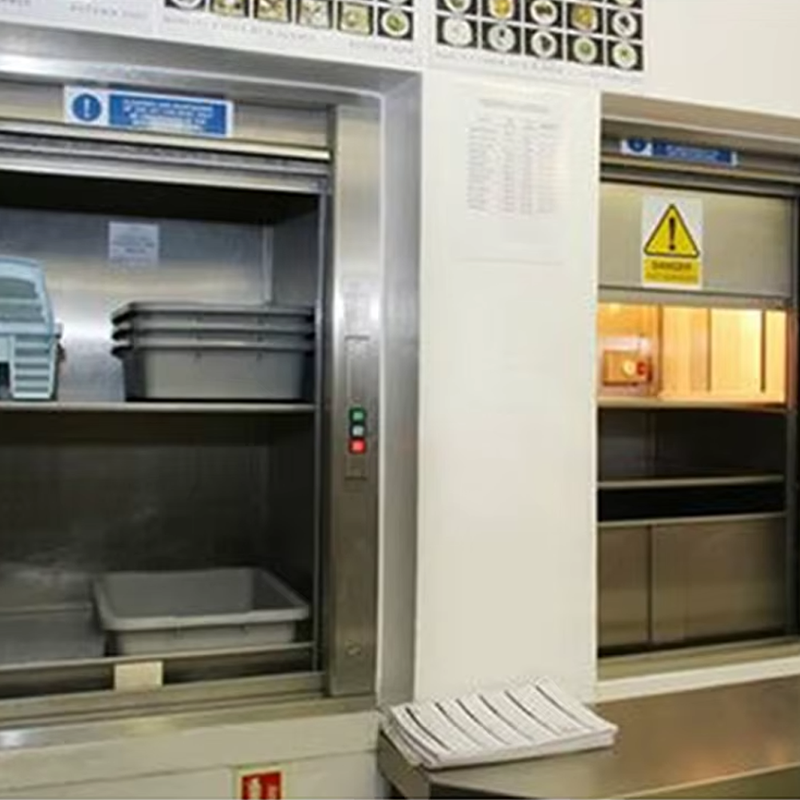 VTEF116 Ascensores Elevadores Restaurang Matleverans Dumbwaiter med säkerhetsdörrlås