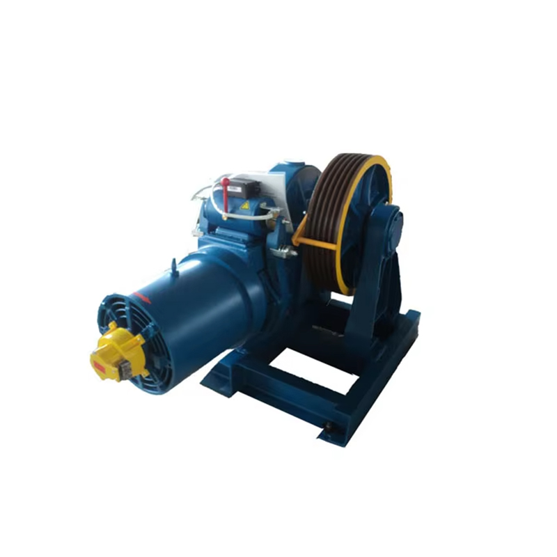 VTSP228 1350kg-2000kg Geared Gearless Traction Machine AC1 Hissmotor Rostfritt stål 1,00-2,00m_s Kontorsbyggnad 1 år