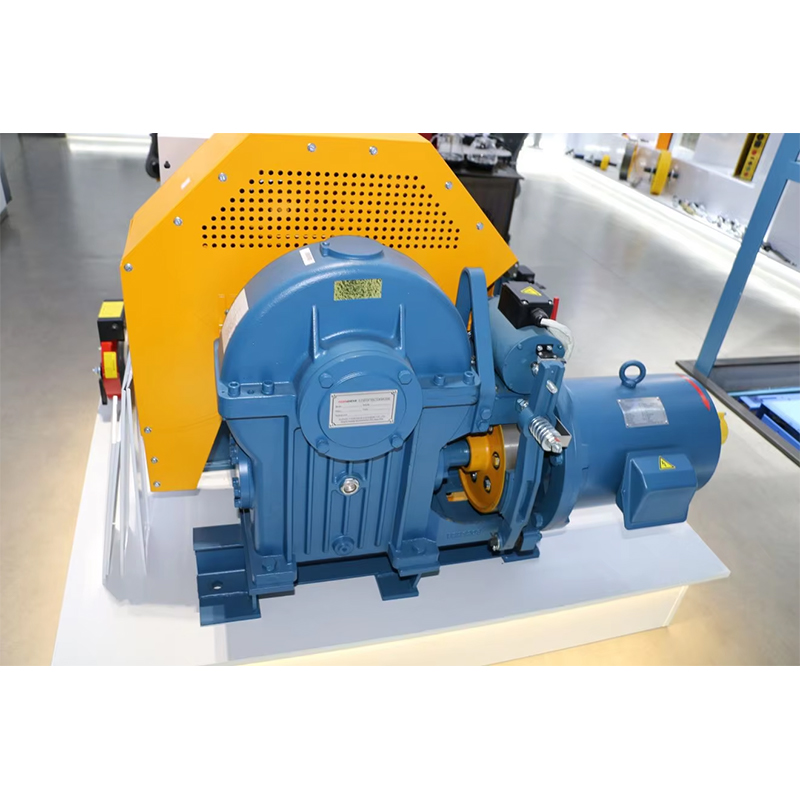 VTSP243 Geared Hiss Traction Machine Rostfritt stål Lift 630KG_800KG_1000KG_YJ200A_8-13 Personer