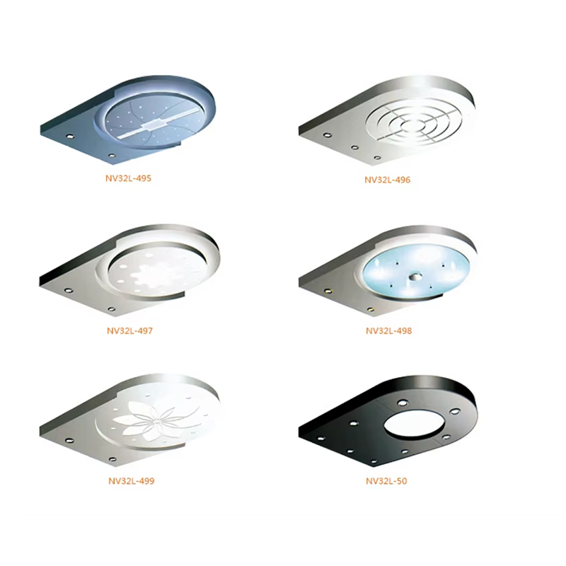 VTSP139 Hisshyttdekoration Modern LED Hisshytt Takpanel Rostfritt stål Hisstakdesign